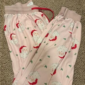 SweetHoney Pink Santa Pajama Bottoms